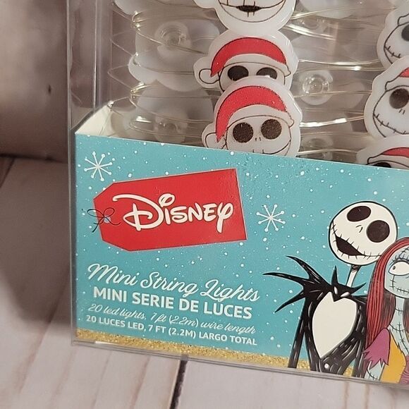 Lot 4 The Nightmare Before Christmas Mini String Lights Disneys Jack Skellington - Picture 3 of 5